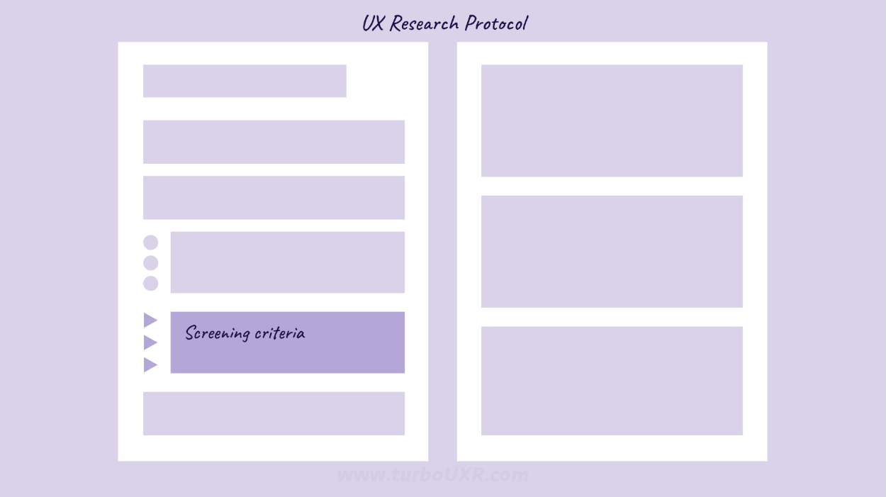 Participant screening criteria — 5–10 key variables