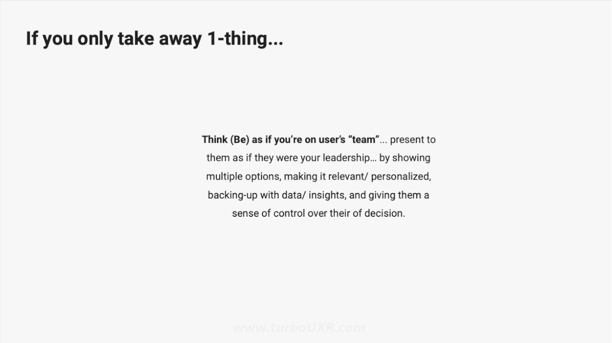 If you only do 1-thing... to make sure something sticks.