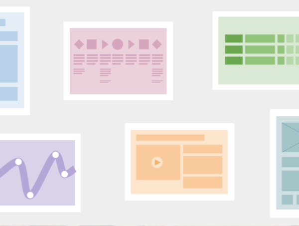 Diagram of an array of process maps simplified to show different user research methods