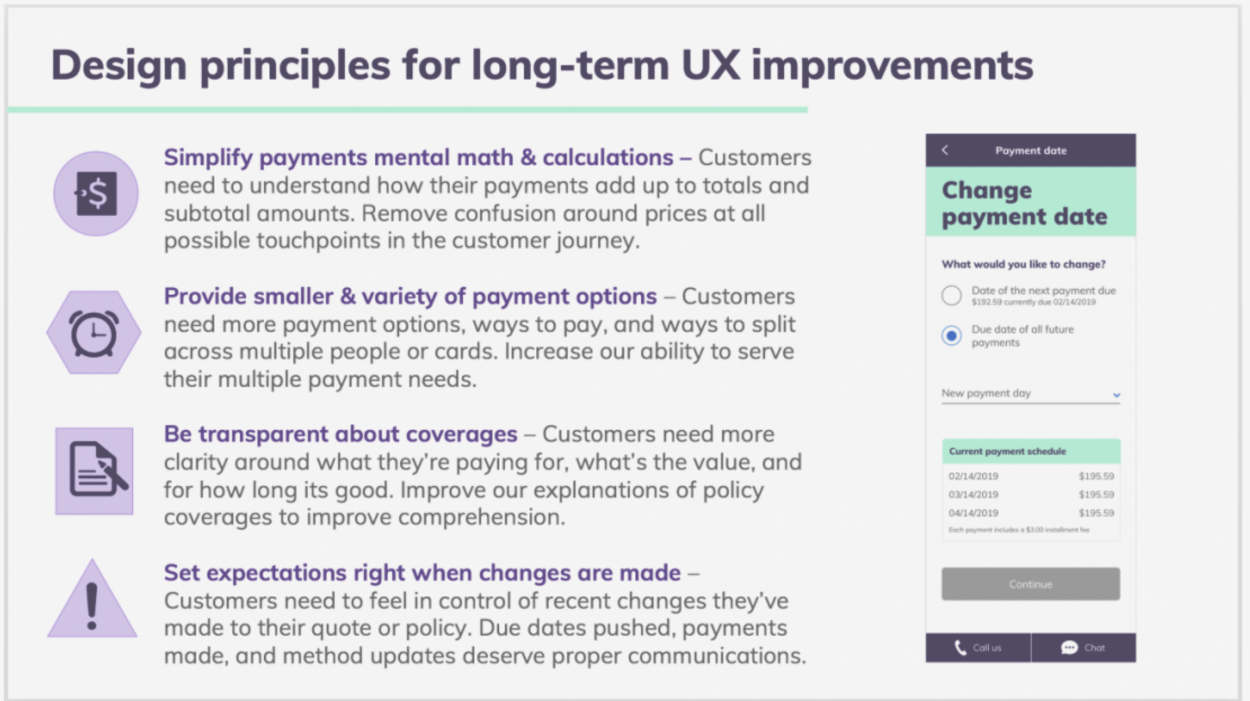 Long-term design principles to provide continued enterprise direction