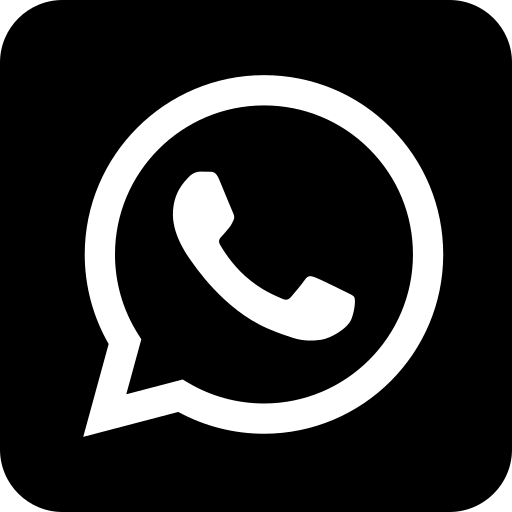 Grey WhatsApp logo icon