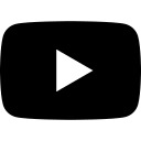 Grey youtube logo icon