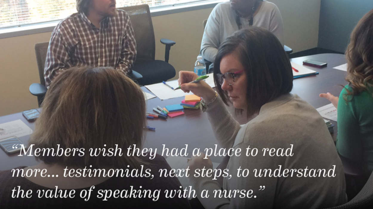 Leading nurse focus group sessions to identify user perceptions and barriers to engaging with heart service